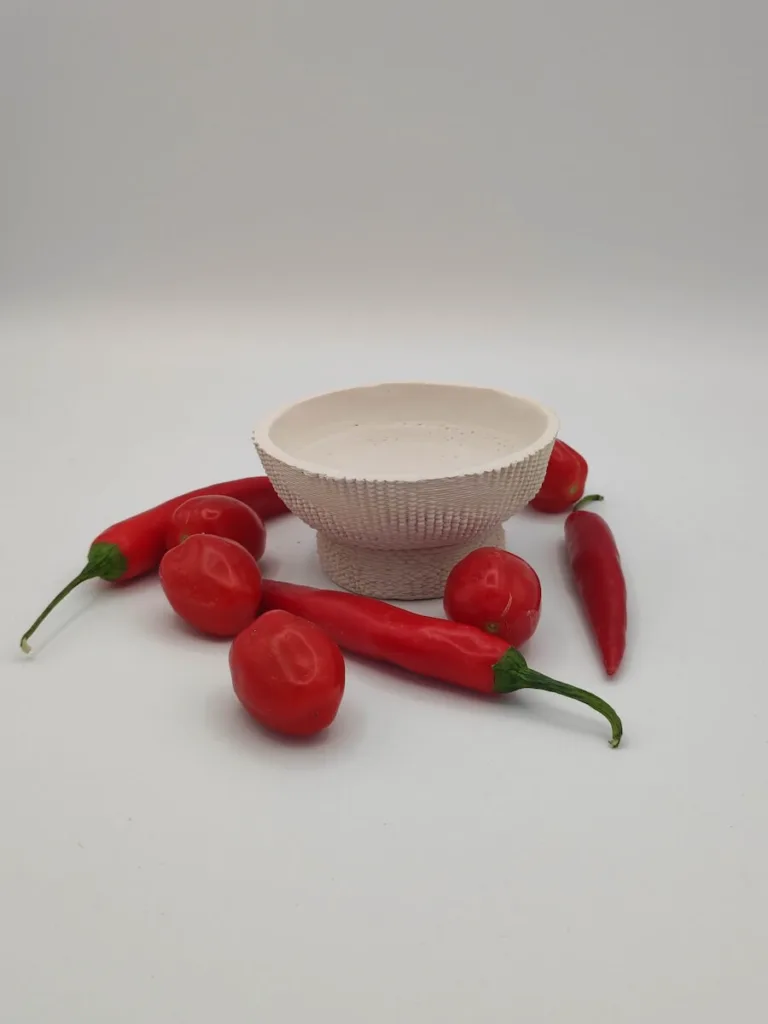 Schale Spiral unglasiert – Dip